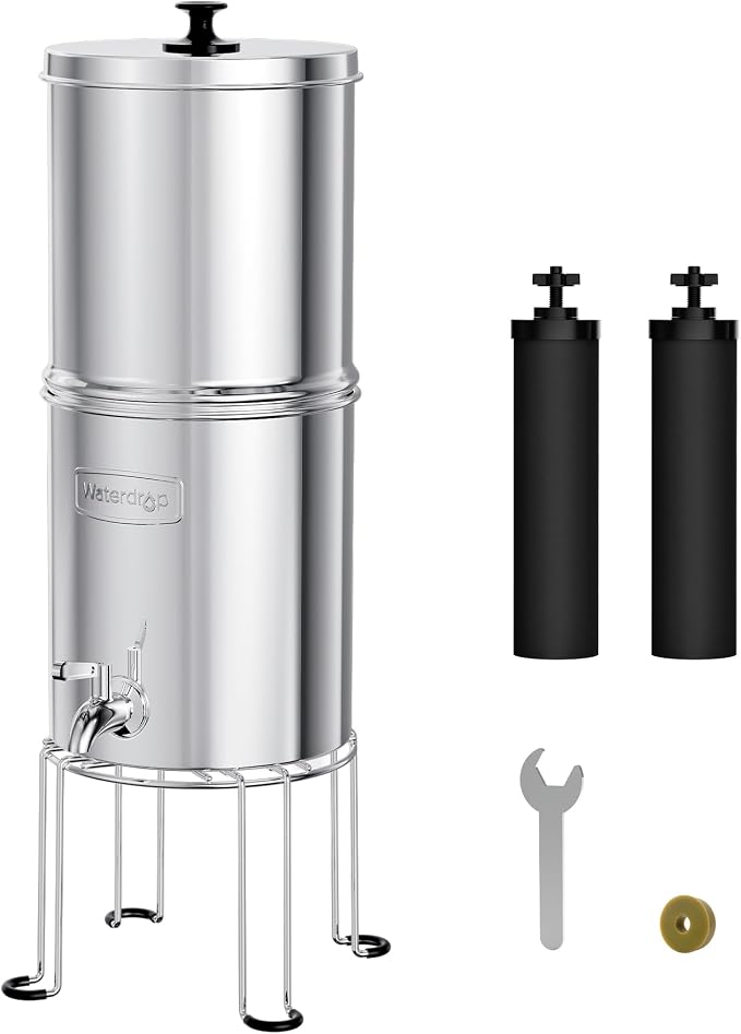 Waterdrop Gravity-fed Water Filter System, NSF/ANSI 42&372 Standard, by Waterdrop
