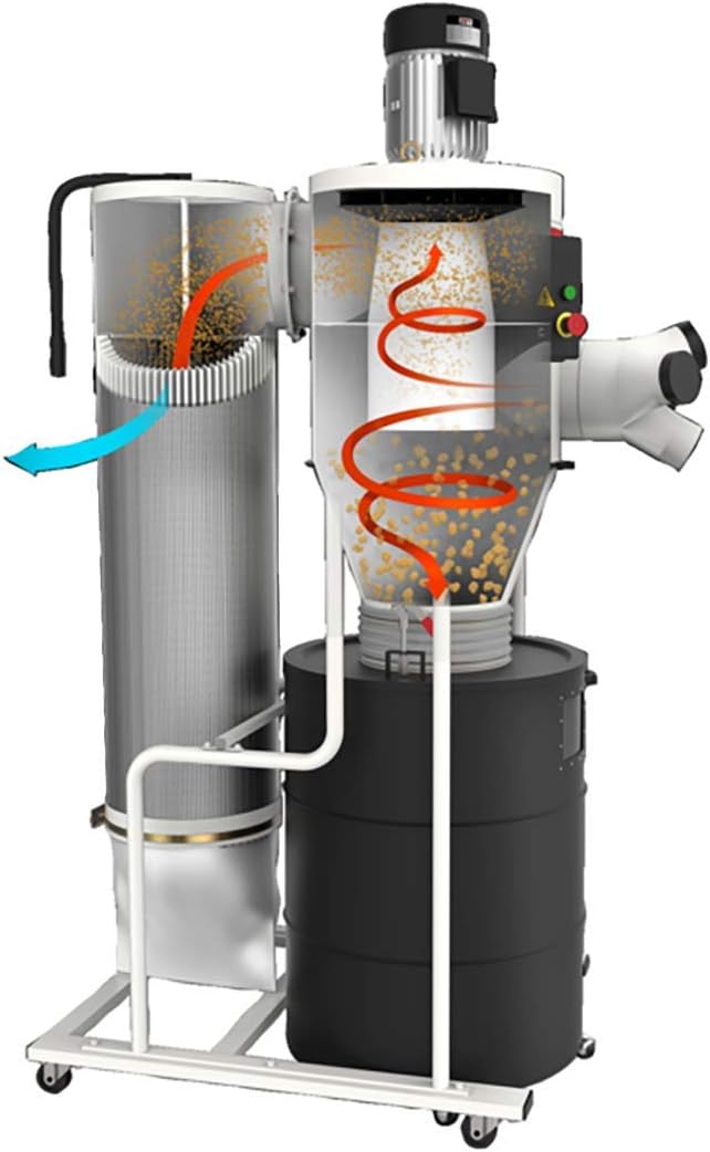 JET Cyclone Dust Collector, 2-Micron Filter, 3 HP, 230V 1Ph - Image 9