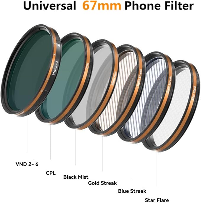 Fotorgear 67mm Phone Filter Storage Bag, Leather filter storage bag Clip On - Image 2