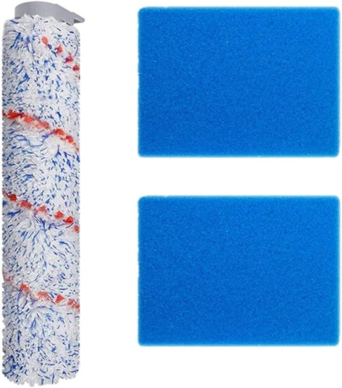 Hand-held Floor Scrubbers Roller Brush Hepa Filter Sponge Parts。Compatible by Unknown