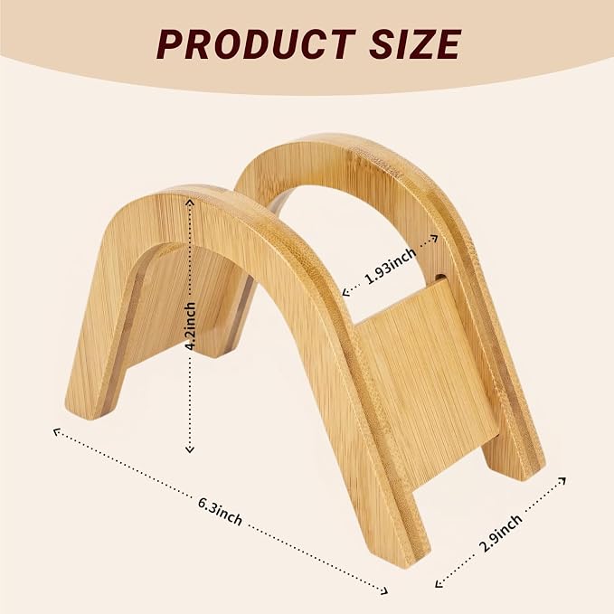 Cone Coffee Filter Holder for Counter, Bamboo Coffee Filter Storage Container - Image 3