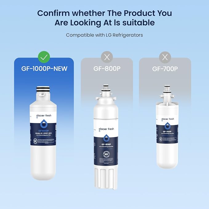GLACIER FRESH LT1000PC Replacement Water Filter, Compatible - Image 2