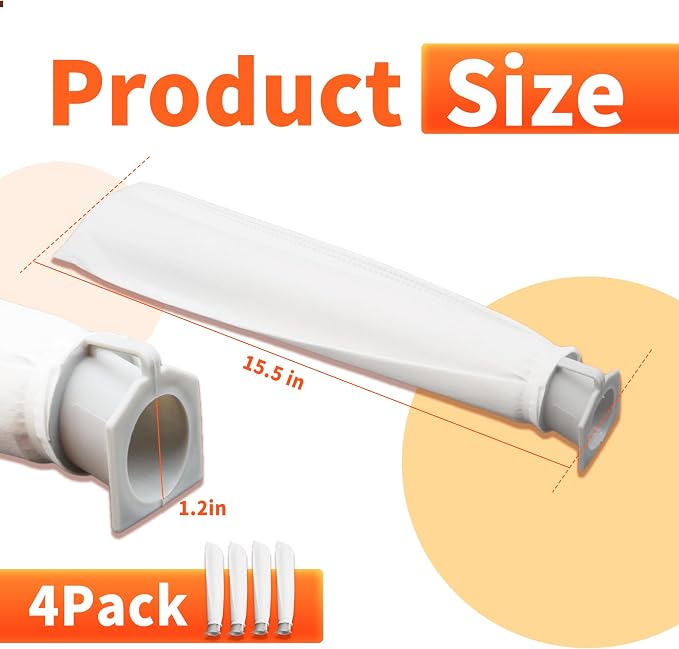 4-Pack MicroFilter fit for SEBO Auto-X S | Replacement Vacuum Filters for - Image 3