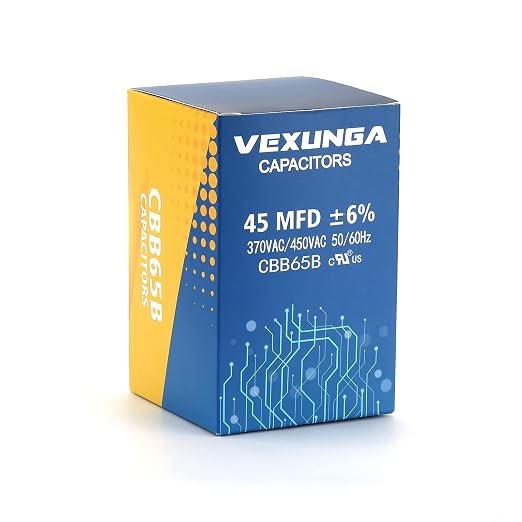 VEXUNGA 45uF 45 MFD 370VAC 440VAC 450VAC 50/60Hz CBB65 CBB65B Run Start - Image 5
