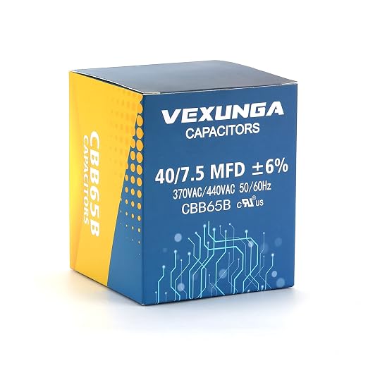VEXUNGA 40/7.5 uF 40+7.5 MFD 370V or 440V Dual Run Start Round A/C Capacitor - Image 5