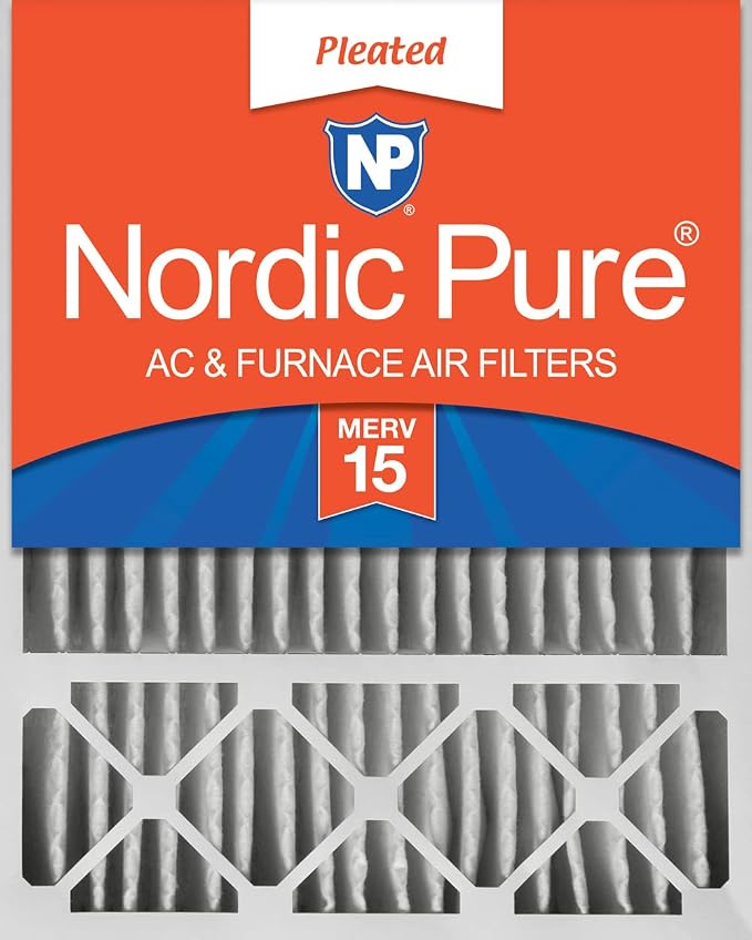 Nordic Pure 20x25x5 Lennox X6673 X6675 Replacement MERV 15 Air Filter 1 Pack by NordicPure