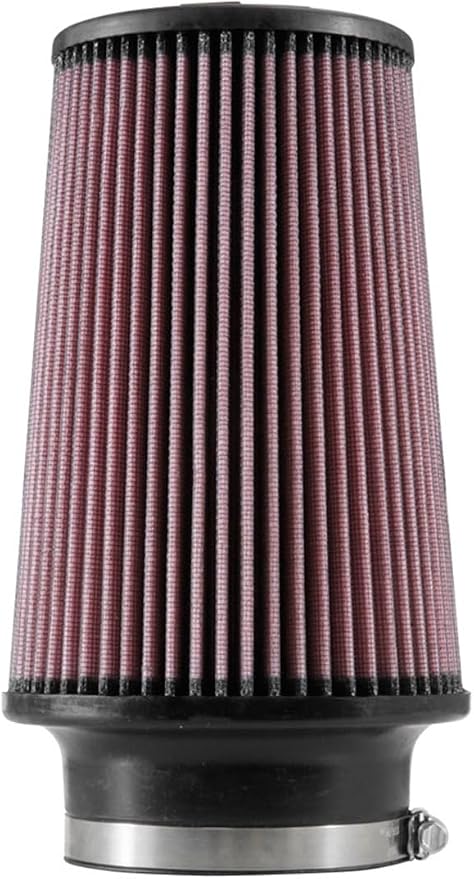 K&N High-Flow Original Lifetime Universal Clamp-On Air Filter: High Performance - Image 12
