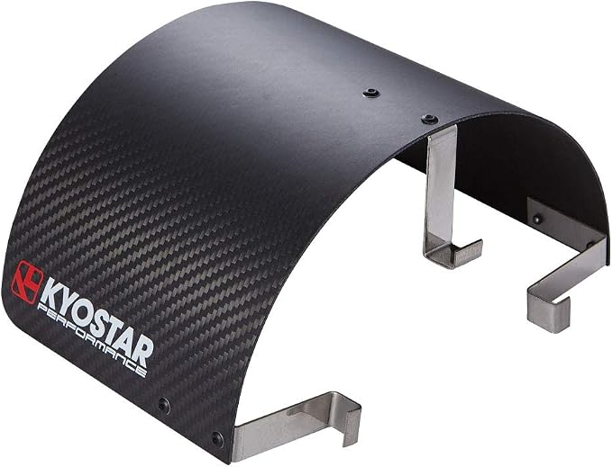 Kyostar Universal 100% Real Carbon fiber Air Filter Heat Shield Cover Burning - Image 2