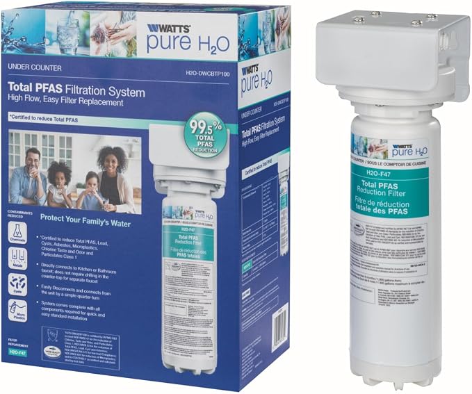 Watts Premier H2O-DWCBTP100 Single-Stage Total PFAS Reduction Under Counter - Image 5