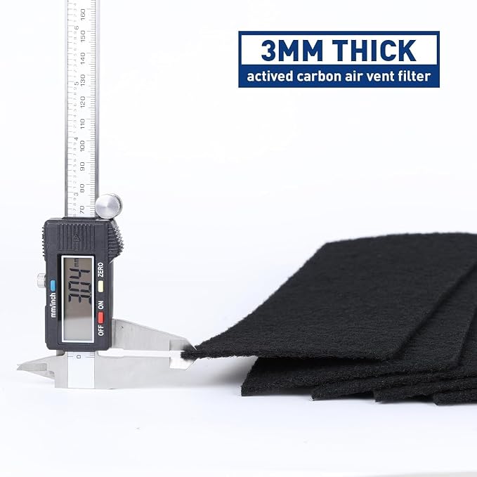 4" x 10” Activated Carbon Air Vent Filters - Image 5
