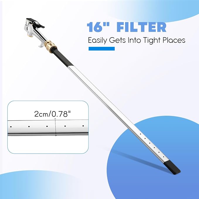 16" Air Filter, Radiator Cleaning Wand - Image 2