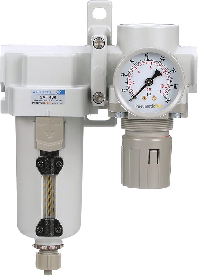 PneumaticPlus SAU420-N06G-MEP Compressed Air Filter Regulator Combo 3/4" NPT - Image 2