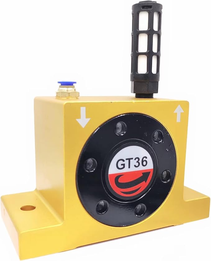 GT36 Industrial Turbine Vibrator, G 3/8" Pneumatic Compressed Air Power Wheel - Image 5