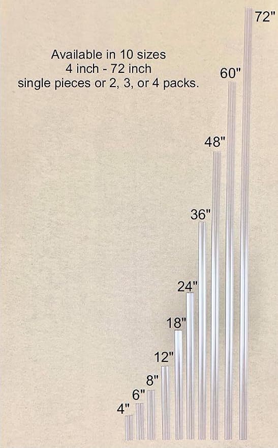 Heavy Duty Piano Hinge 3/16" or 1/8" 36 inch, 2 Pack - Image 2