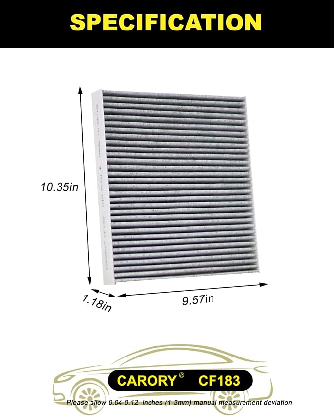 Cabin Air Filter w/Activated Carbon - Image 2