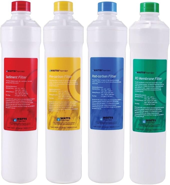 Watts Premier RO 4-Pack Filter Kit by WattsPremier