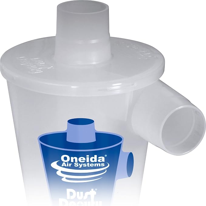 Oneida Air Systems Dust Collector & Cyclone Separator Kit w/ Clear Bucket - Image 6