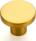 Ravinte 25 Pack Cabinet Knobs Gold Kitchen Cabinet Knobs Round Dresser Drawer Pulls Closet Door Pulls 1-1/5 Inch