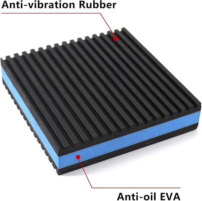 LBG Products Rubber Anti-Vibration Isolator Pads, Heavy Duty Blue EVA Pad - Image 3