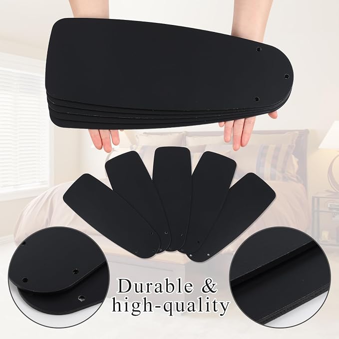 5 Pack Replacement Fan Blades for 42"/52" Ceiling Fan Waterproof Blades - Image 6