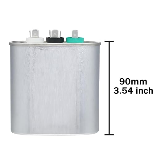 VEXUNGA 50/5 uF 50+5 MFD 370V 440V 450V Oval Dual Run Start AC Capacitor 50 5 - Image 2