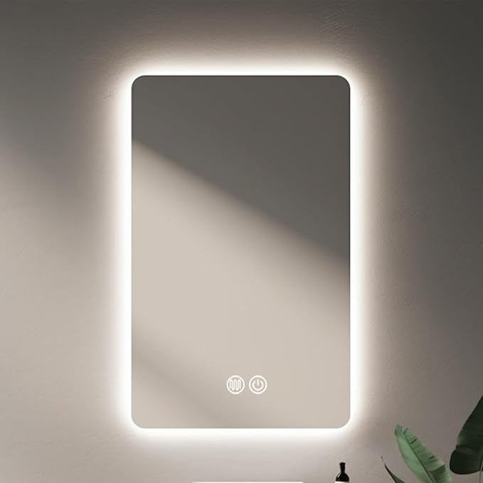 Illuminated 3 Colour LED Bathroom Mirror, Bathroom Light Mirror by Unknown