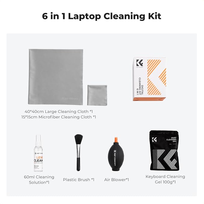 K&F CONCEPT 6-in-1 Laptop Computer Keyboard Cleaner - Image 8
