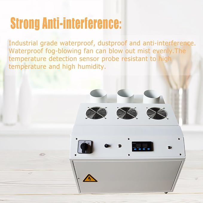 Ultrasonic Humidifier 24kg/h Portable Continuous Cool Mist Maker Humidifier - Image 3