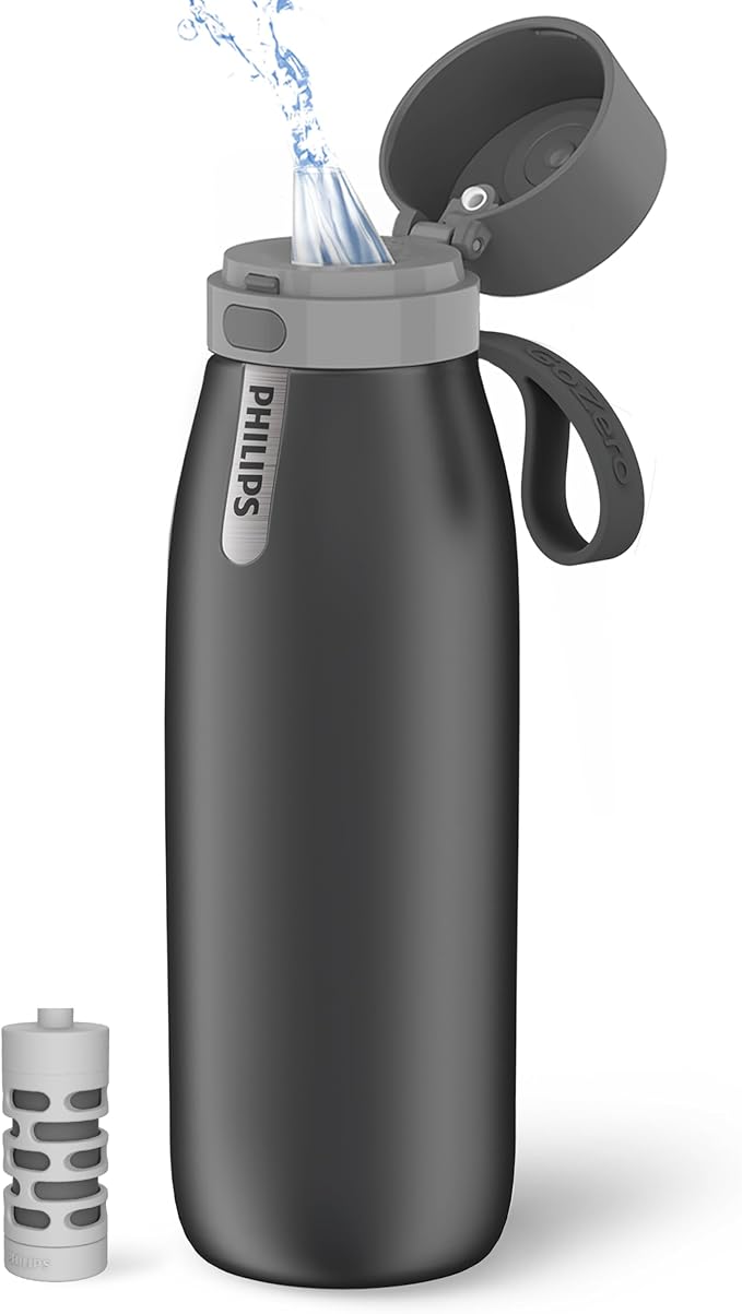 PHILIPS Water Bottle with Filter, Filter Water Bottle Stainless Steel with by Unknown