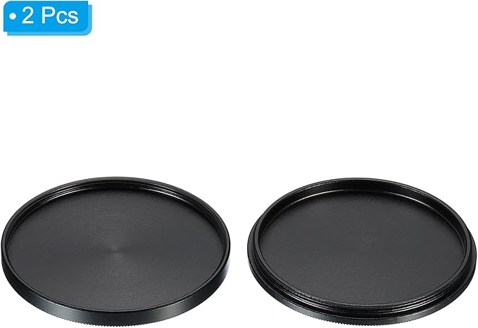 PATIKIL 46mm Lens Cap, 2 Pack Camera Lens Cap Cover Universal Front Metal Lens - Image 3