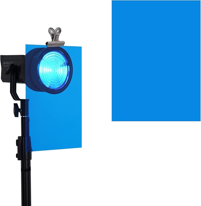 Lystaii 9pcs Gel Light Filter Color Correction Colored Overlays Transparent - Image 4