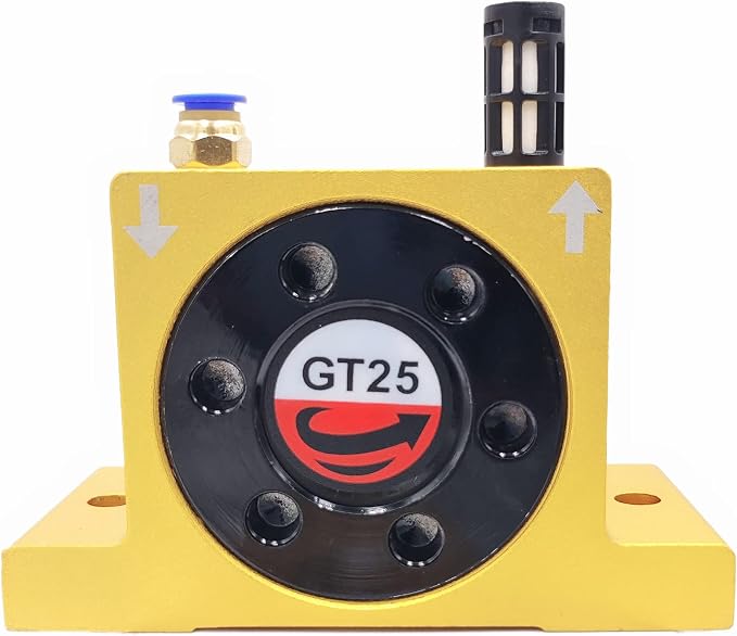 GT25 Industrial Turbine Vibrators, G 1/4" Pneumatic Compressed Air Power by DCYNXC