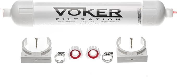 Voker Holding Tank Vent Filter New Installation Kit by Voker