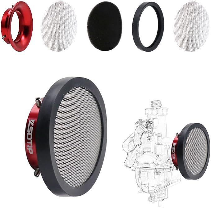 Carburetor Carb Velocity Stack 44mm Air Cleaner Filter Modified Trumpet by ZSDTRP