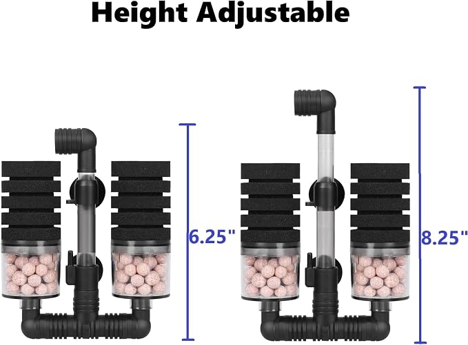 AQUANEAT Aquarium Air Powered Sponge Filter - Image 3