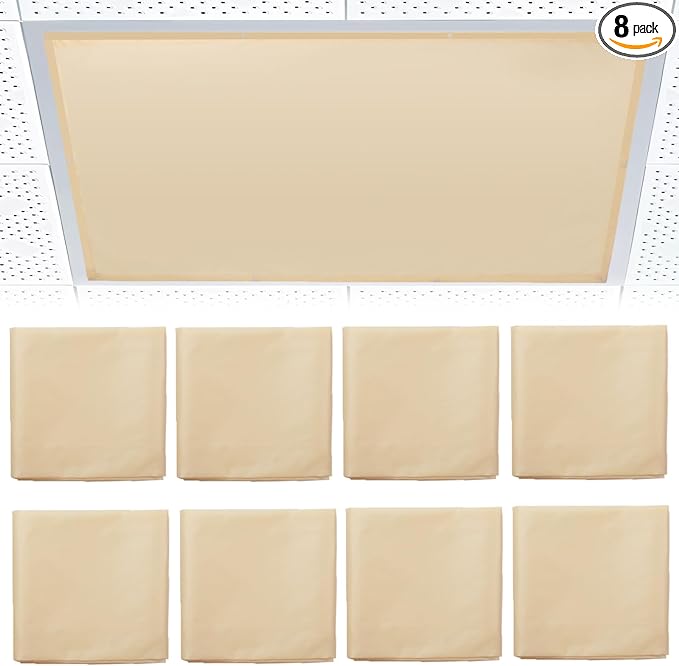Torixqi 8 Pcs Fluorescent Light Covers by Torixqi