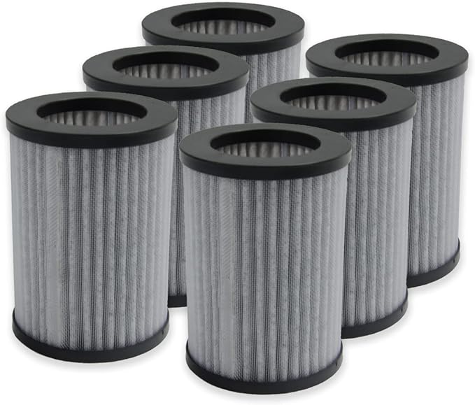 PUREBURG 6-Pack Replacement Filter Compatible by PUREBURG-PureYourBreath