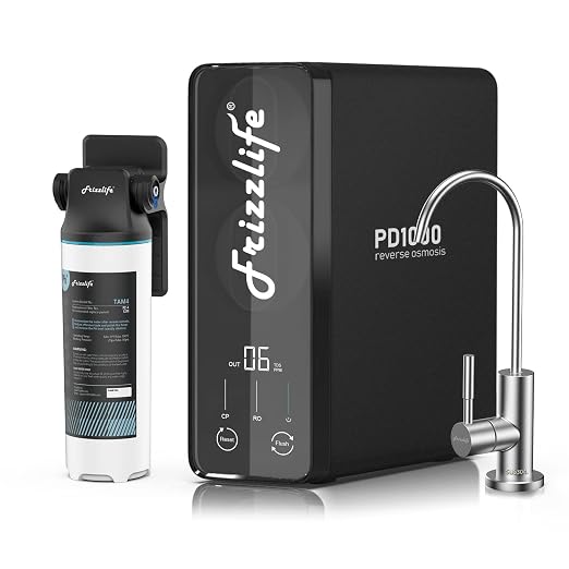 Frizzlife 1000GPD Reverse Osmosis Water Filter, NSF/ASNI 58&53&42&372 Standard by FRIZZLIFE