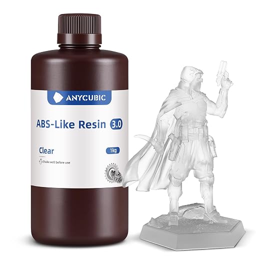 ANYCUBIC ABS-Like Resin 3.0, Upgraded 14K 3D Printer Resin by ANYCUBIC