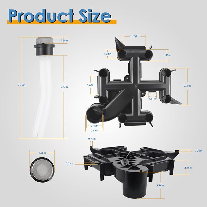 59023700 Manifold Top with Air Bleed, Compatible with FNS Plus 24, 60 Pool and - Image 5