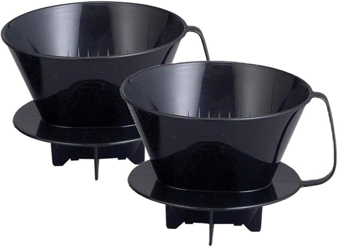 Fino Pour-Over Coffee Brewing Filter Cone, Number 4-Size, Brews 8 to 12-Cups by Fino