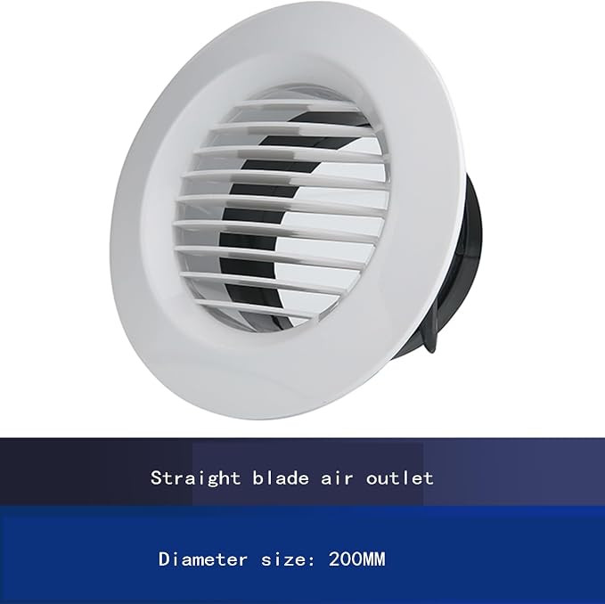 Round Fresh Air System Accessories, 200mm ABS Material, High-efficiency - Image 2