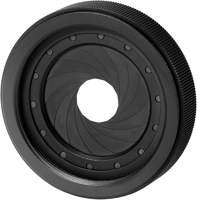 Adjustable Iris Aperture Diaphragm M30 to M37 Iris Aperture Diaphragm Adapter by FotoAene