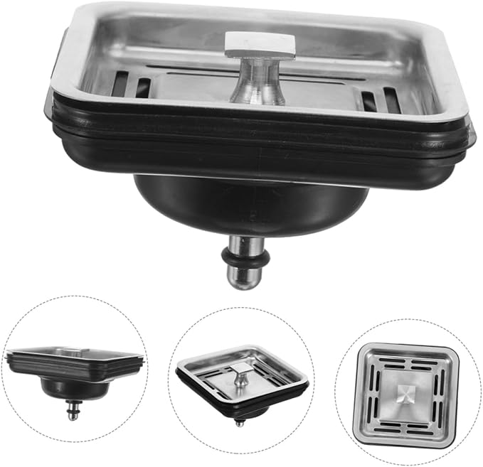 Mipcase 2Pcs Kitchen Sink Drain Strainer and Stopper - Image 8