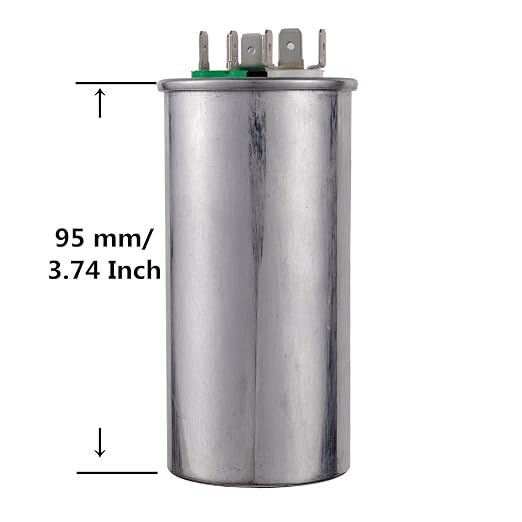 BOJACK 45+5uF 45/5MFD ±6% 370V CBB65 Dual Run Circular Start Capacitor - Image 3