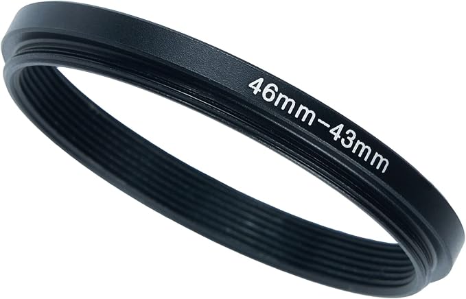 46mm to 43mm Step-Down Ring Filter Adapter by BETUYESS