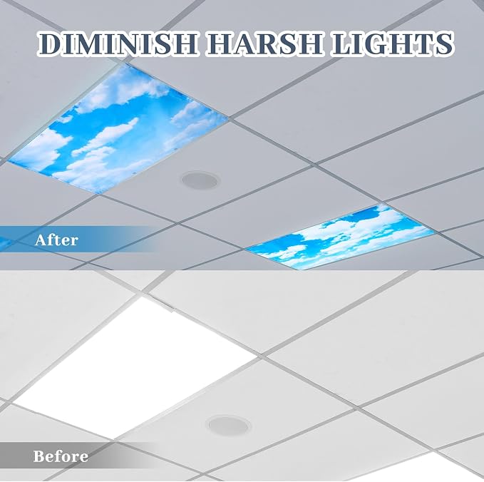 Tujoe 2 Pcs Fluorescent Light Covers - Image 3