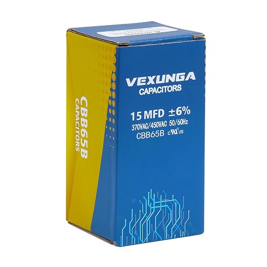 VEXUNGA 15uF 15 MFD 370VAC 440VAC 450VAC 50/60Hz CBB65B Round Run Start - Image 5