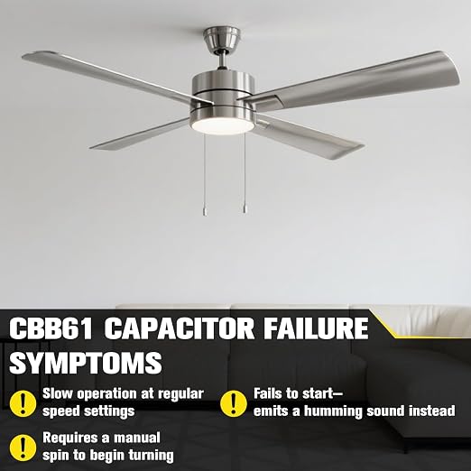 Podoy Ceiling Fan Capacitor 5 Wire - Image 6