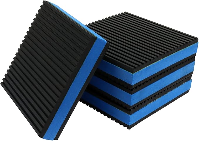 Waziaqoc 4 Pack Anti Vibration Pads, Air Conditioners, Washer Dryer by Unknown